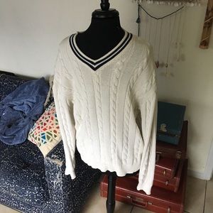 White Gap Sweater